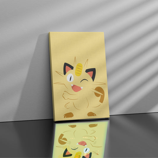 Meowth  - Canvas