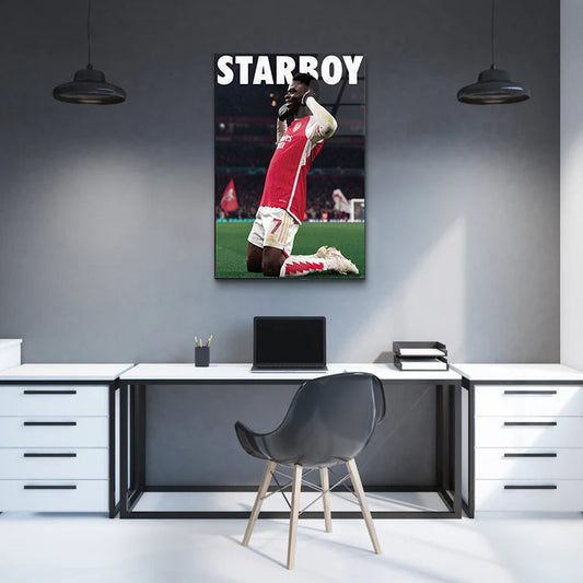 Bukayo Saka "Starboy" - Glass