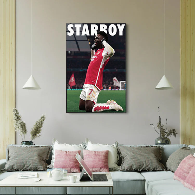 Bukayo Saka "Starboy" - Glass