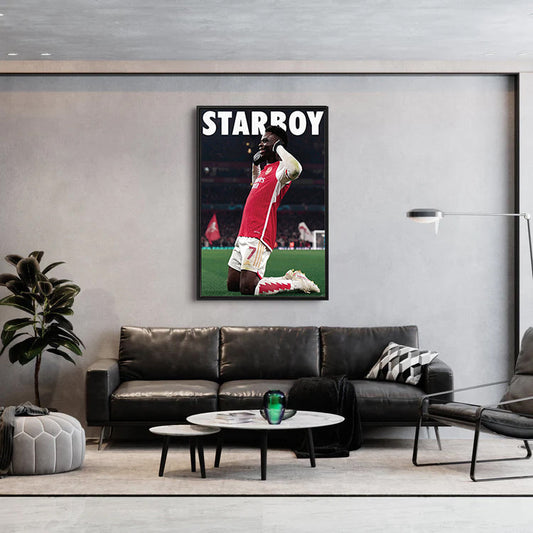 Bukayo Saka "Starboy" - Poster