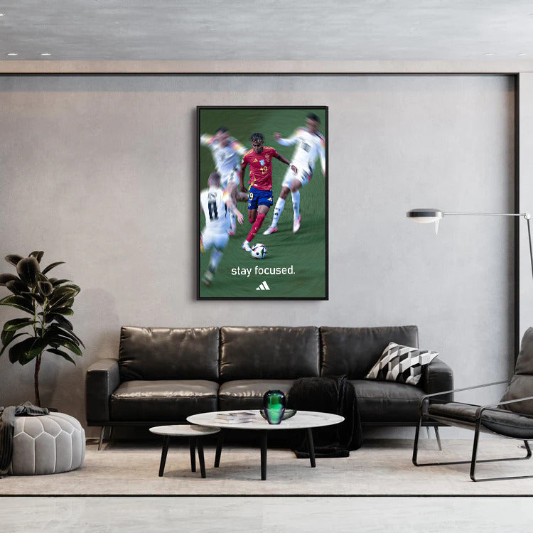 Lamine Yamal "Stay focused" - Poster