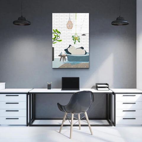 Snorlax in a Tub  - Glass