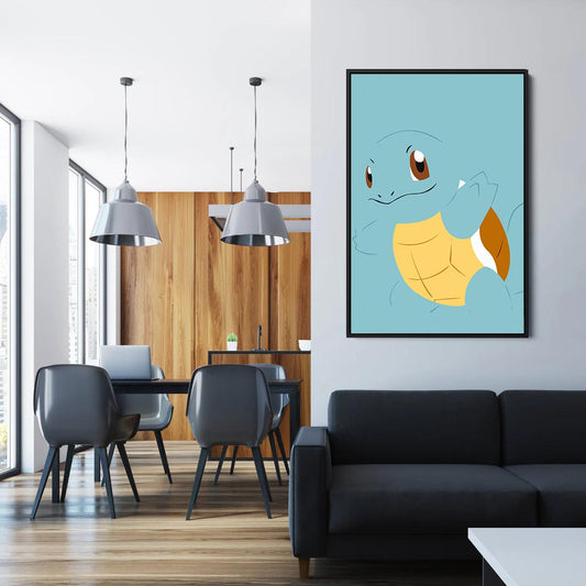 Teal Squirtle  - Poster