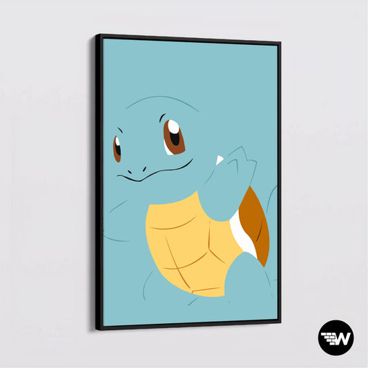 Teal Squirtle  - Poster