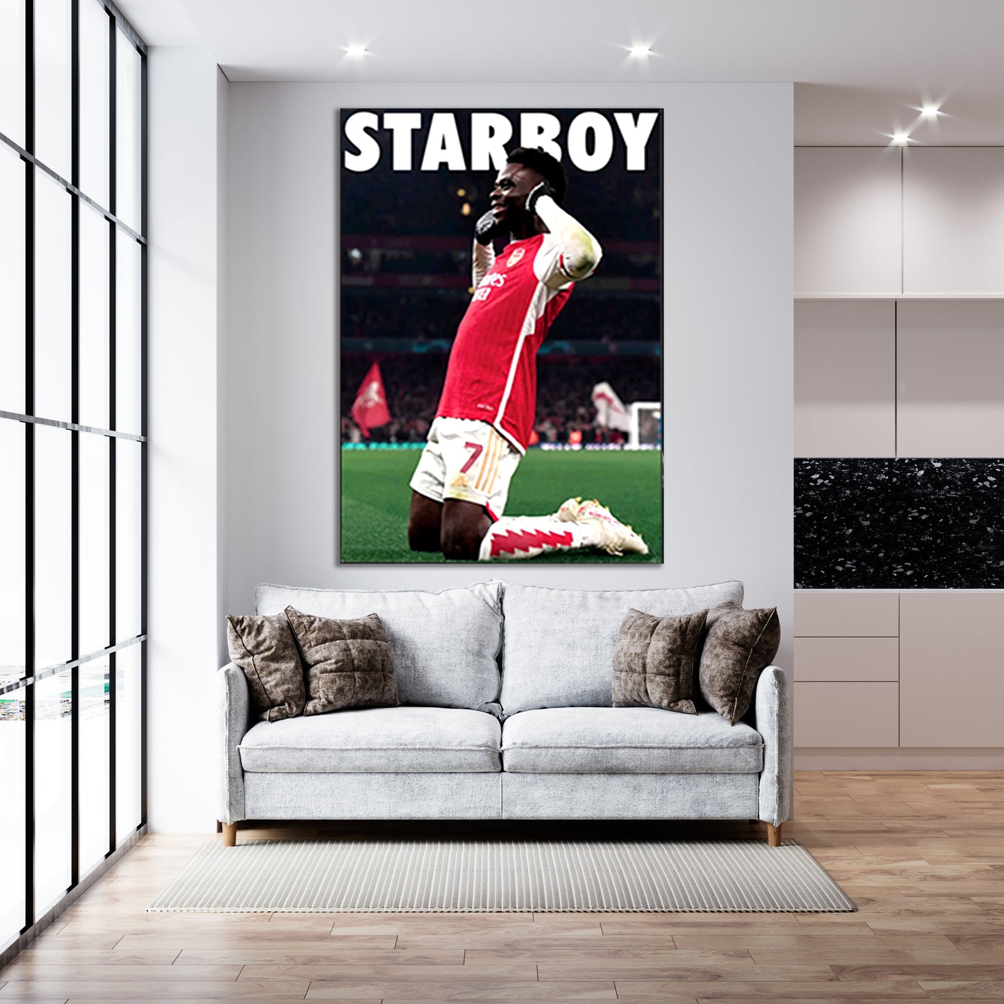 Bukayo Saka "Starboy" - Canvas