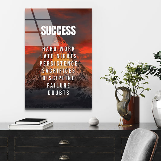CLIMB TO SUCCESS - Glass