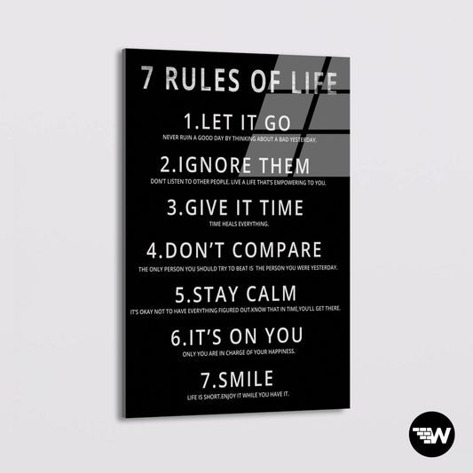 7 RULES OF LIFE