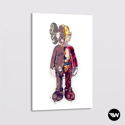 BEARBRICK - HALF HUMAN