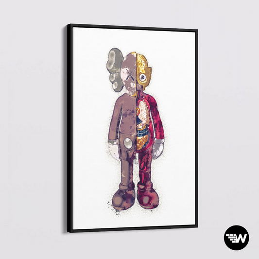 BEARBRICK - HALF HUMAN