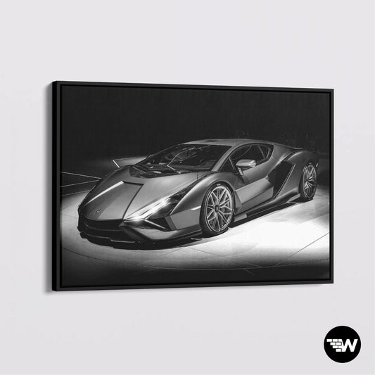 Lambo - Black - Poster