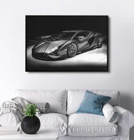 Lambo - Black - Poster