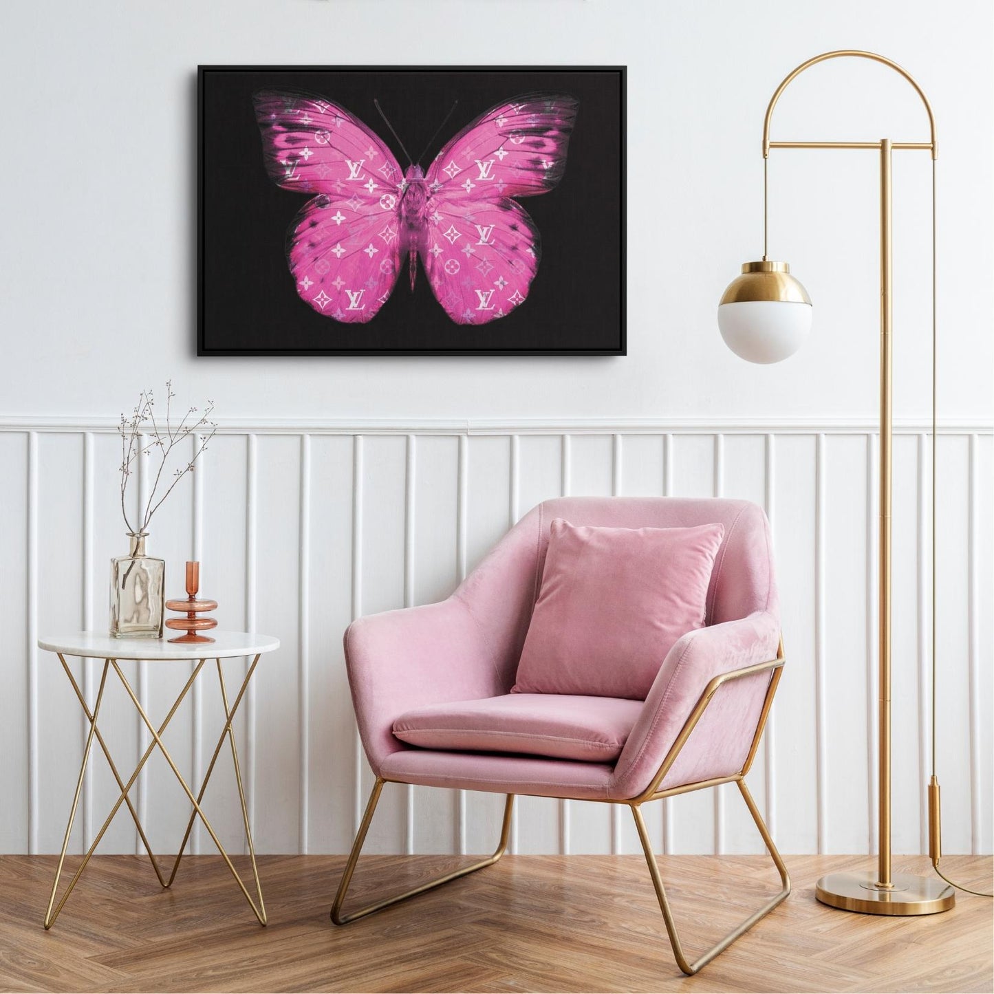 LV - Pink Butterfly
