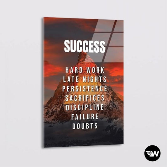 CLIMB TO SUCCESS - Glass