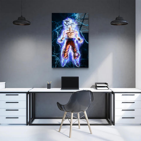 Dragon Ball Goku Poster Lightning