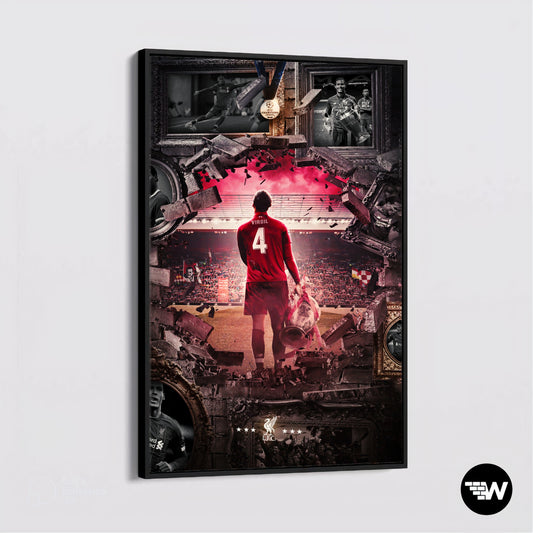 Van Dijk's Career Montage - Soccer - Poster